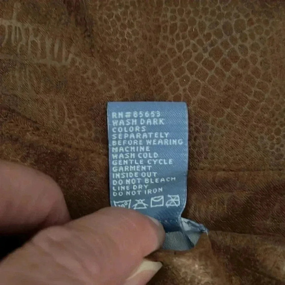 Koret Long Sleeve Brown Snake Print Jacket Blazer B21 - Picture 4 of 5